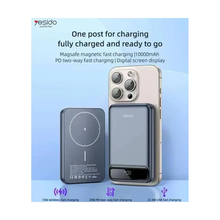  YESIDO YP49 Magnetic Wireless Charger