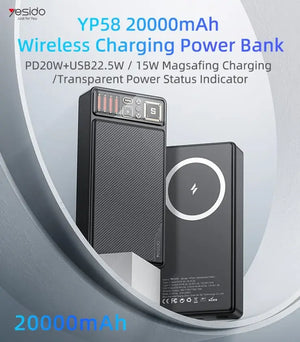  YESIDO YP58 20000mAh Battery Pack