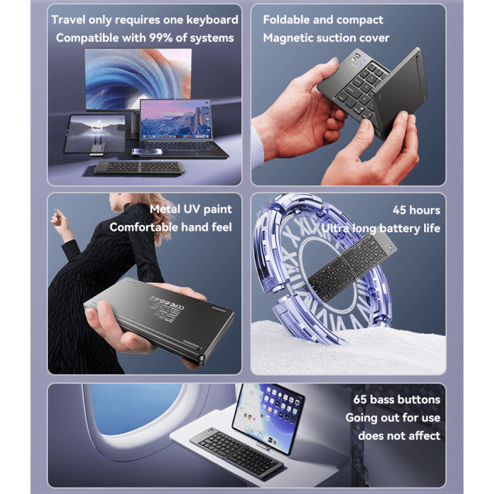 Yesido Foldable Bluetooth Keyboard