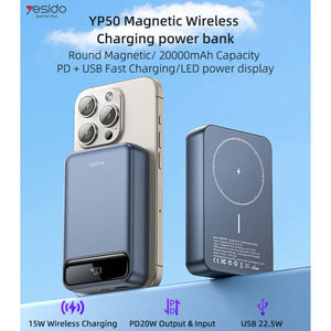  Yesido YP50 20000mAh Power Bank