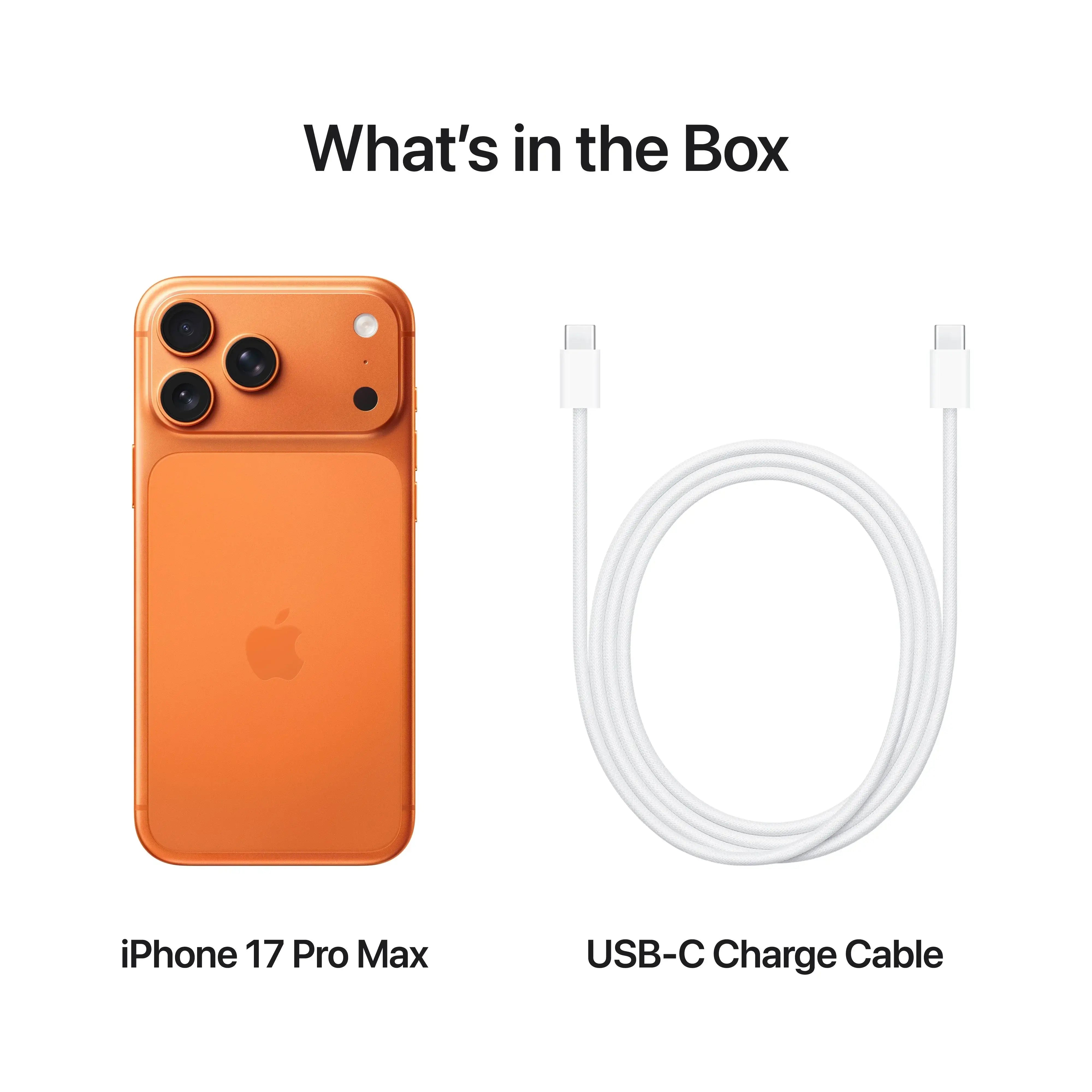  iPhone 17 Pro Max Cosmic Orange