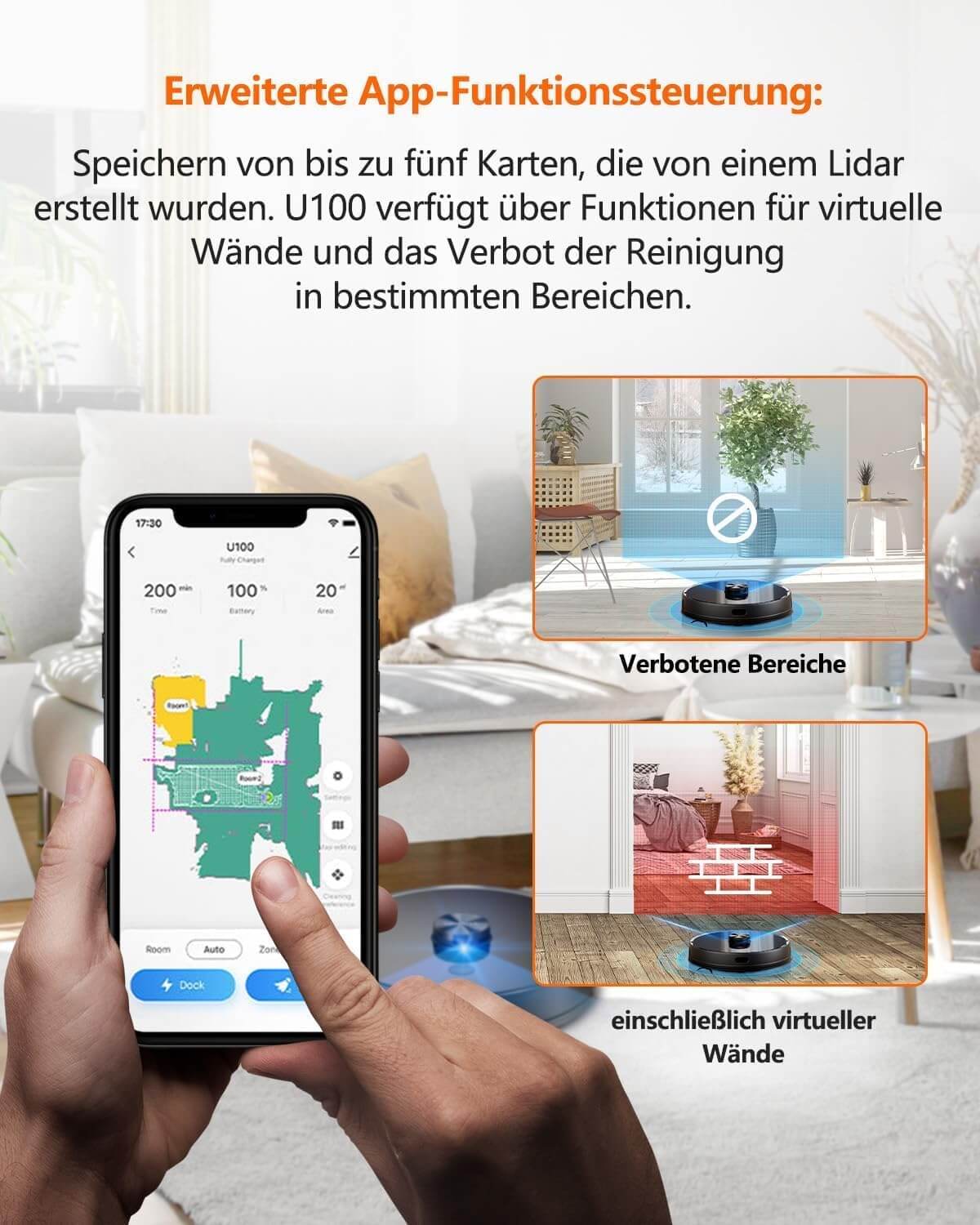  uwant U100 Lite Robot Vacuum Cleaner