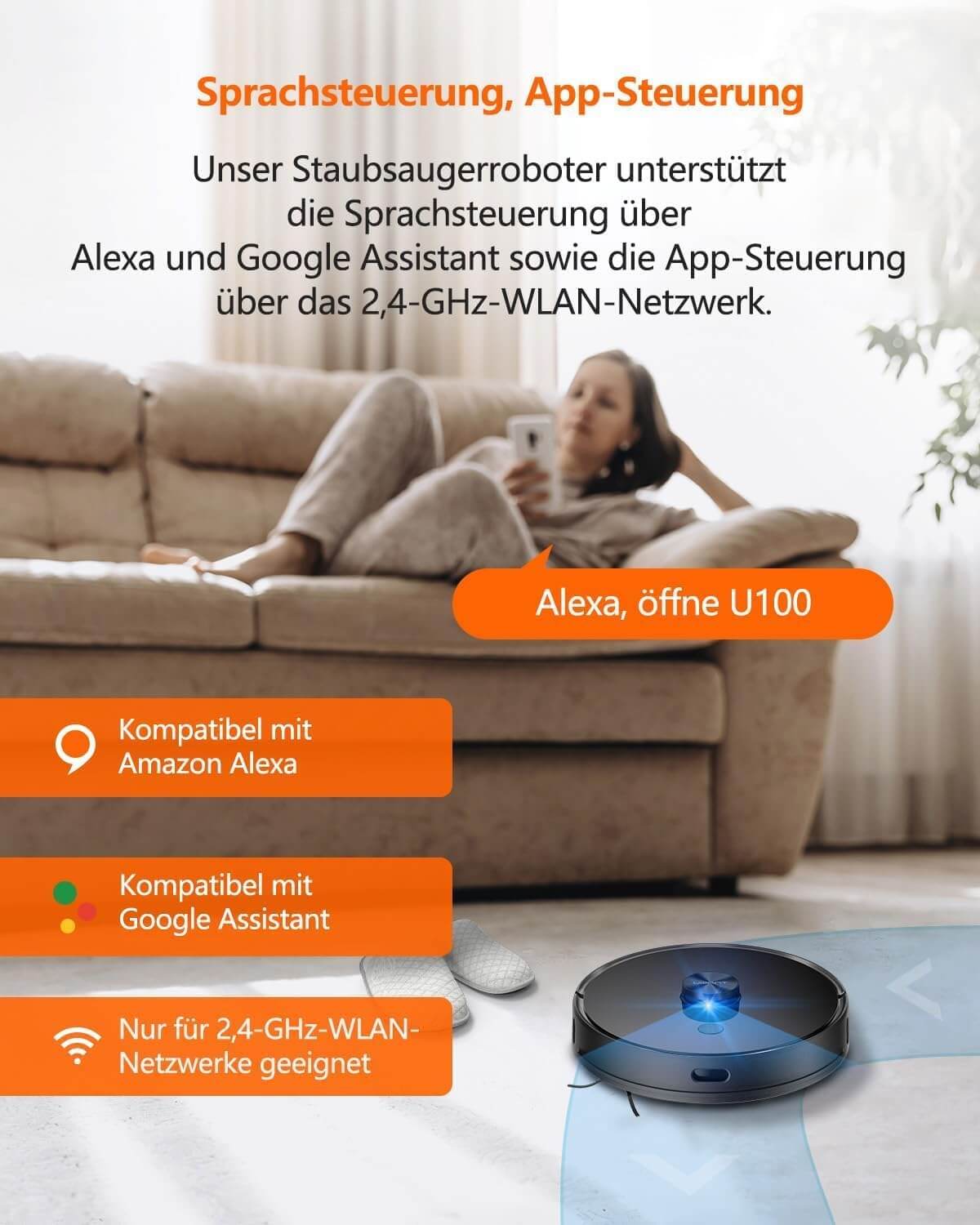  uwant U100 Lite Robot Vacuum Cleaner